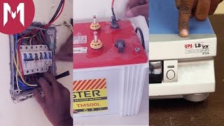 How to  Connect an Inverter at your home with Battery Backup [upl. by Tamsky20]