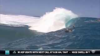 2014 Billabong Pro Tahiti Day 1 Wipeouts [upl. by Llewsor]