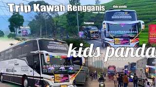 Trip kawah Rengganis Full Basuri kids panda pangeran she jaloe bus busmania basuri [upl. by Llesig]