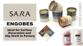 How to use Sara Engobes I Pottery amp Ceramics [upl. by Ayik]