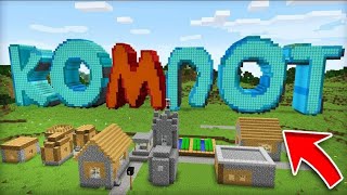 Kompot qishlogi Minecraft Uzbek tilida 👍👍👍 [upl. by Dail]