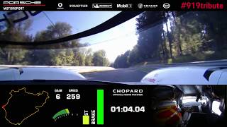 The 919 Tribute Tour Onboard record lap Nordschleife [upl. by Punke759]