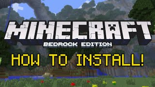 How to Download amp Install Minecraft Bedrock Edition [upl. by Sumedocin360]