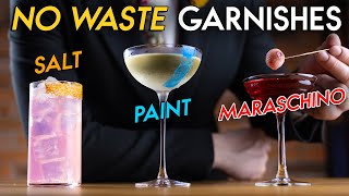 ZeroWaste Cocktail Garnish Ideas [upl. by Aital]