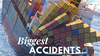 Biggest Container Ship Accidents in 21st Century [upl. by Corney]