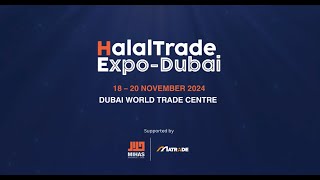 Organic Expo Dubai 2024  Halal Trade Expo Dubai Launching MIHASDUBAI [upl. by Sivrat]