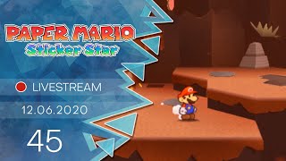 Paper Mario Sticker Star LivestreamBlind  45  Feurige Hindernisse  mit Jan [upl. by Aleakam336]