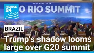 Trumps shadow looms large over G20 summit • FRANCE 24 English [upl. by Ynabe]