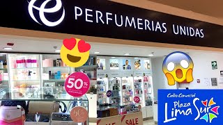 PERFUMERÍAS UNIDAS PERÚ👗😱💎 🚨LIQUIDACIÓN PERFUMES de MUJER amp HOMBRE🚨💙❤️TOUR PLAZA LIMA SUR 🏖 [upl. by Ecneitap]