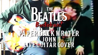 Paperback Writer Live The Beatles Guitar Cover Johns Part with Epiphone Casino [upl. by Oribelle333]