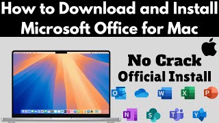 How to Install Microsoft Office Free in Mac  How to Install Microsoft Office 365 in Macbook 2025 [upl. by Gram]