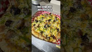 HOMEMADE RED STRIPE BEER JERK PORK pizza [upl. by Aseela323]