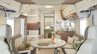 Design vollintegriertes Wohnmobil aus Frankreich 2024Fleurette Discover 75 LMF Camping GFK Camper [upl. by Alyahs]