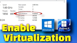 How to Enable Virtualization in Windows 10  11 PC  Enable VTx in Bios [upl. by Anayek]