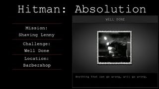 Hitman Absolution Challenge Guide  Well Done  Mission 9 [upl. by Namara881]