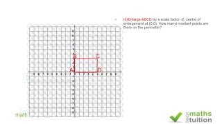 Invariant points translation enlargement reflection iGCSE GCSE 9 1 [upl. by Algy]