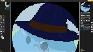 PIXEL ART Timelapse 3  fantasy profile picture [upl. by Kentiggerma]