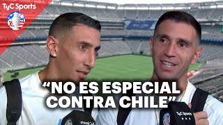 LOS JUGADORES DE LA SCALONETA HABLARON TRAS LA VICTORIA ANTE EL CONJUNTO CHILENO 🇦🇷💙 [upl. by Aneerak866]