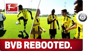 Aubameyang’s Skills and Cowboy Dembele  Borussia Dortmund Media Day [upl. by Ardel905]