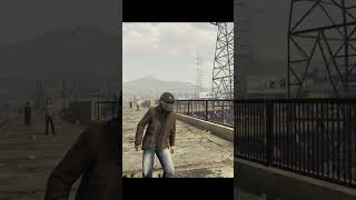 Trevor Extreme Bike Stunt in GTA 5 short gta5 itechnogamer [upl. by Atihana]