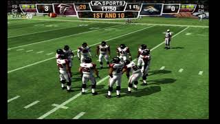 Madden 10 Broncos vs Falcons [upl. by Daisy750]