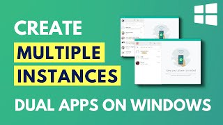 Create Multiple Instances of any Application  Dual Apps on Windows  Sandboxie [upl. by Ocnarfnaig466]