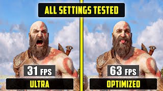 God of War Ragnarök PC  Performance Optimization Guide  Optimized Settings [upl. by Enelra]