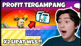 CUAN 2X LIPAT DARI PROFIT MANCING  EZ BET  Growtopia Profit 2022 [upl. by Sirred754]