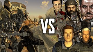 The Enclave Invasion of the Mojave Wasteland  Enclave vs ALL FACTIONS  Fallout NPC Battles [upl. by Child]