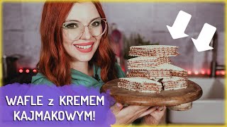 PISZINGER  przepis na WAFLE z masą KAJMAKOWĄ  Sugarlady [upl. by Nitsyrk480]