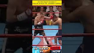 ON THIS DAY AYALA VS TAPIA boxing shorts athlete short shortvideo boxer mannypacquiao [upl. by Tamiko]