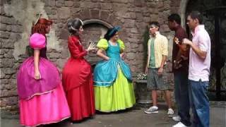 Anastasia Drizella and Lady Tremaine singalong  Disney World [upl. by Nosyerg]