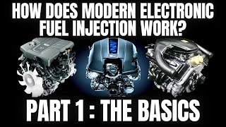 How Does Modern Electronic Fuel Injection Work Part 1  The Basics [upl. by Hailat]