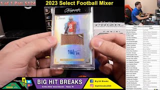 2023 Select Football Mixer  Marvin Harrison Jr Keepsake Relic Auto Select Tank Dell TieDye RPA [upl. by Catherina]