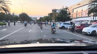 Driving in Ha Noi From Hoa Lac HiTech Park to the Mega Mall of Vincom Smart City  Oct22024 [upl. by Skricki]