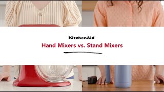 Hand Mixers vs Stand Mixers [upl. by Rosenfeld]