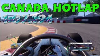 F1 2018 CANADA NO ASSISTS HOTLAP  SETUP  107194 [upl. by Mata]