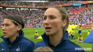 La Marseillaise  French National Anthem FIFA Womens World Cup  Germany 2011 [upl. by Fiedling]