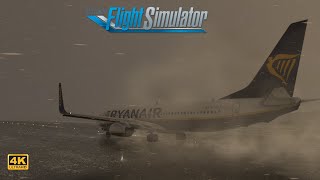 Microsoft Flight Simulator 2020 Winter Landing into Helsinki Airport 4K PMDG Boeing 737800 [upl. by Ard]