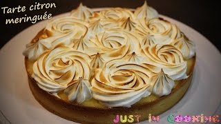 TARTE au CITRON MERINGUÉE  Recette Facile MERINGUE ITALIENNE [upl. by Atazroglam]