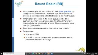 CS130 CH6 CPU Scheduling Round Robin 7 12 2020 BasimaHani [upl. by Berni]