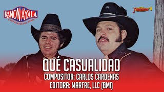 Ramon Ayala  Qué Casualidad Video Lyric Oficial [upl. by Eivets]