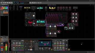 Bitwig studio grid generative noise  drone patch [upl. by Inattirb]