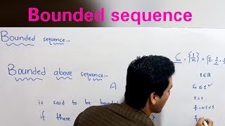 Bounded sequence in real analysis in hindiurdu  Real analysis bounded sequences Bounded sequences [upl. by Avitzur]