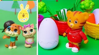 44 Gatti Curioso George e Daniel Tiger alla ricerca delle Uova di Pasqua 🐣🍫 Episodio 5 [upl. by Casey]