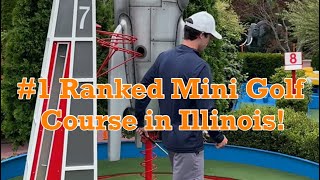 We played the 1 Ranked Mini Golf Course in Illinois  FULL ROUND  Par King Skill Golf [upl. by Huppert]