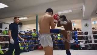 Thai Boxing Buakaw Banchamek Vs Chinese [upl. by Key]