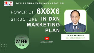 POWER OF 6X6X6 STRUCTURE IN DXN MARKETING PLAN  DrBIPLAB BHADRA  EGD  DXN RVC [upl. by Ernest]