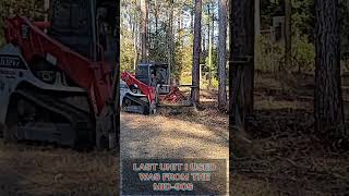 Forestry Mulcher Murders Trees amp Brush Takeuchi TL12V2 is a 👹 [upl. by Sebbie]