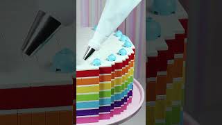 Rainbow Cake  Stop Motion Cooking 🎂🌈 [upl. by Eugenides]